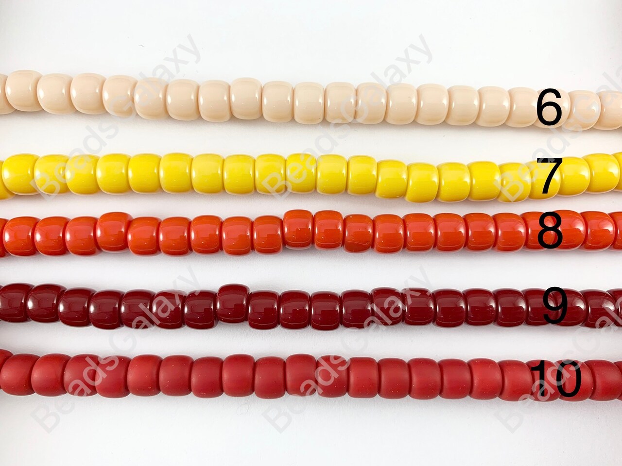 Shiny Rondelle/Barrel/Wheel Shape Smooth Colorful 8mm Glass Beads Around  12 1 strand
